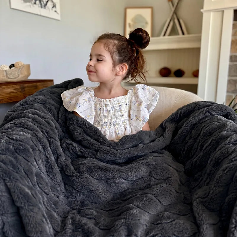 Ripple Plush Blanket