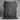Charcoal ripple plush blanket with embossed faux fur texture