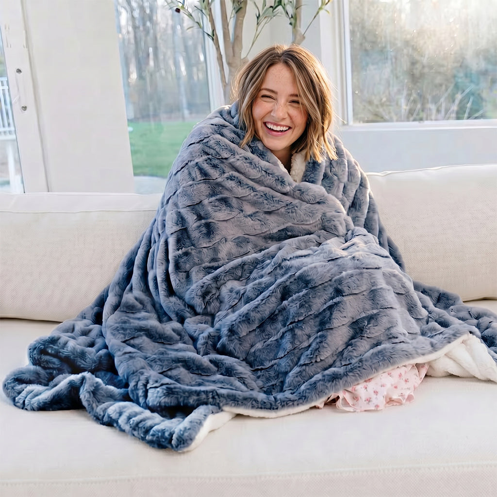 Ripple Plush Blanket