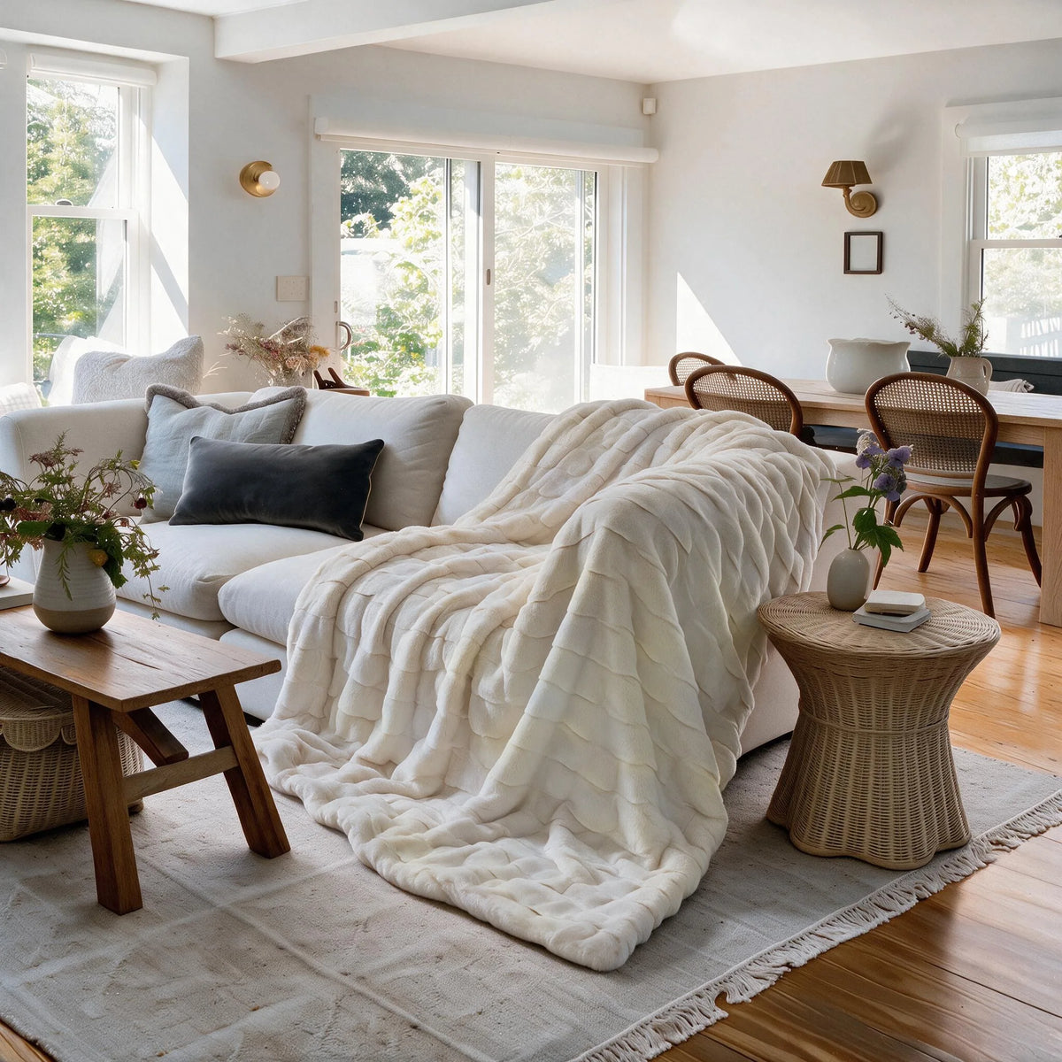 Ripple Plush Blanket